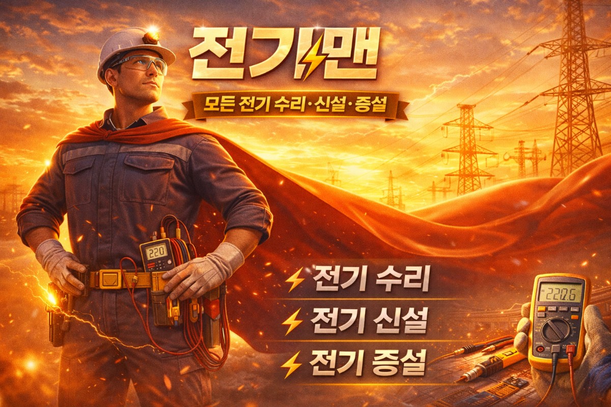 전기 수리는 전기맨~~~~