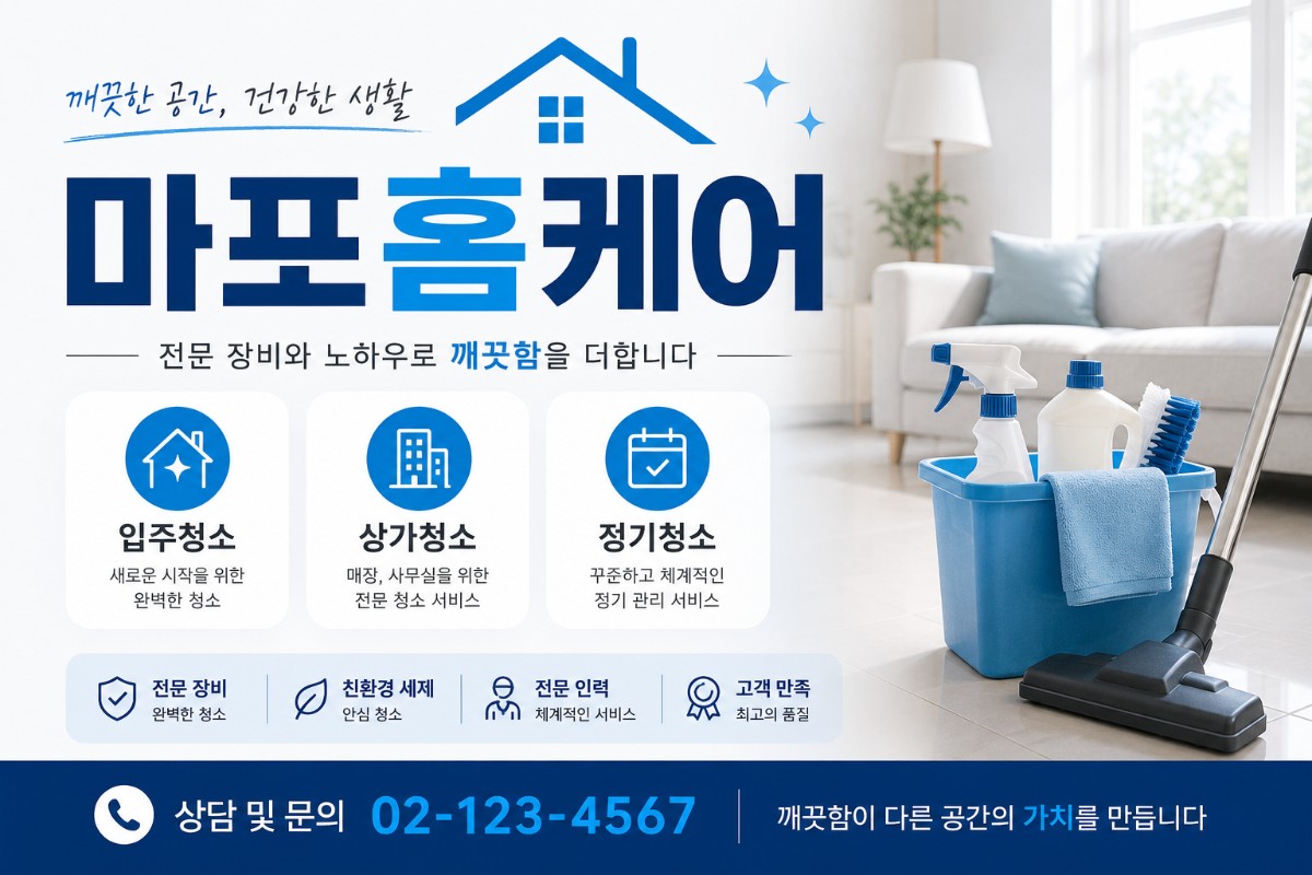 고객만족도 1위 청소업체!